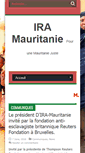 Mobile Screenshot of iramauritanie.org